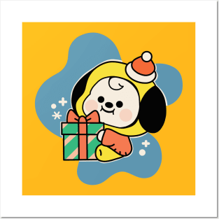 Festive Puppy Posters and Art